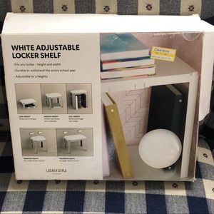 Adjustable locker shelf new in box.